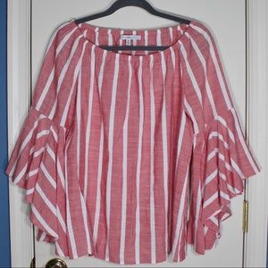 [Fever] Women Symphony Sleeve Off-Shoulder Blouse